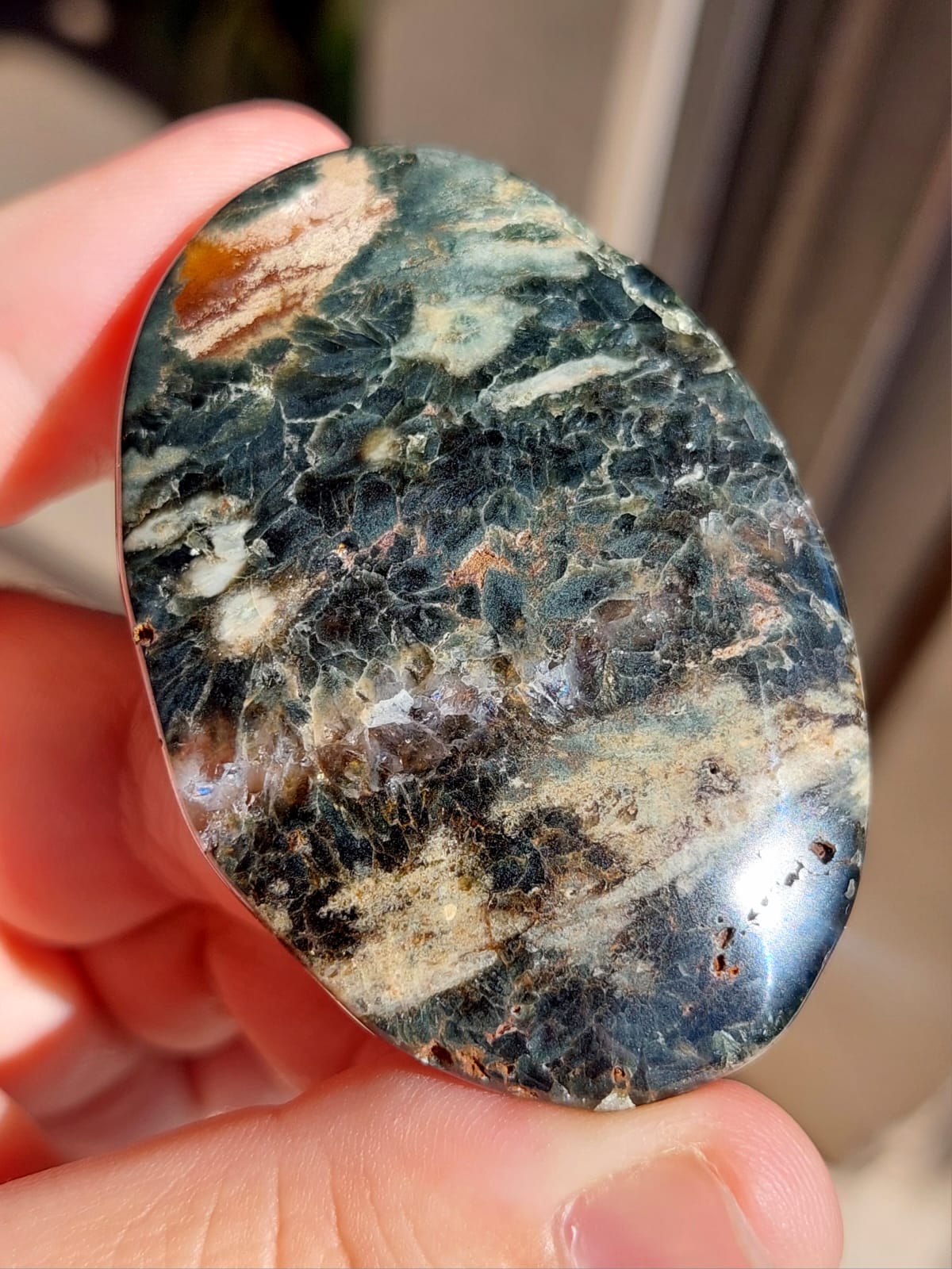 Diaspro Oceano palmstone