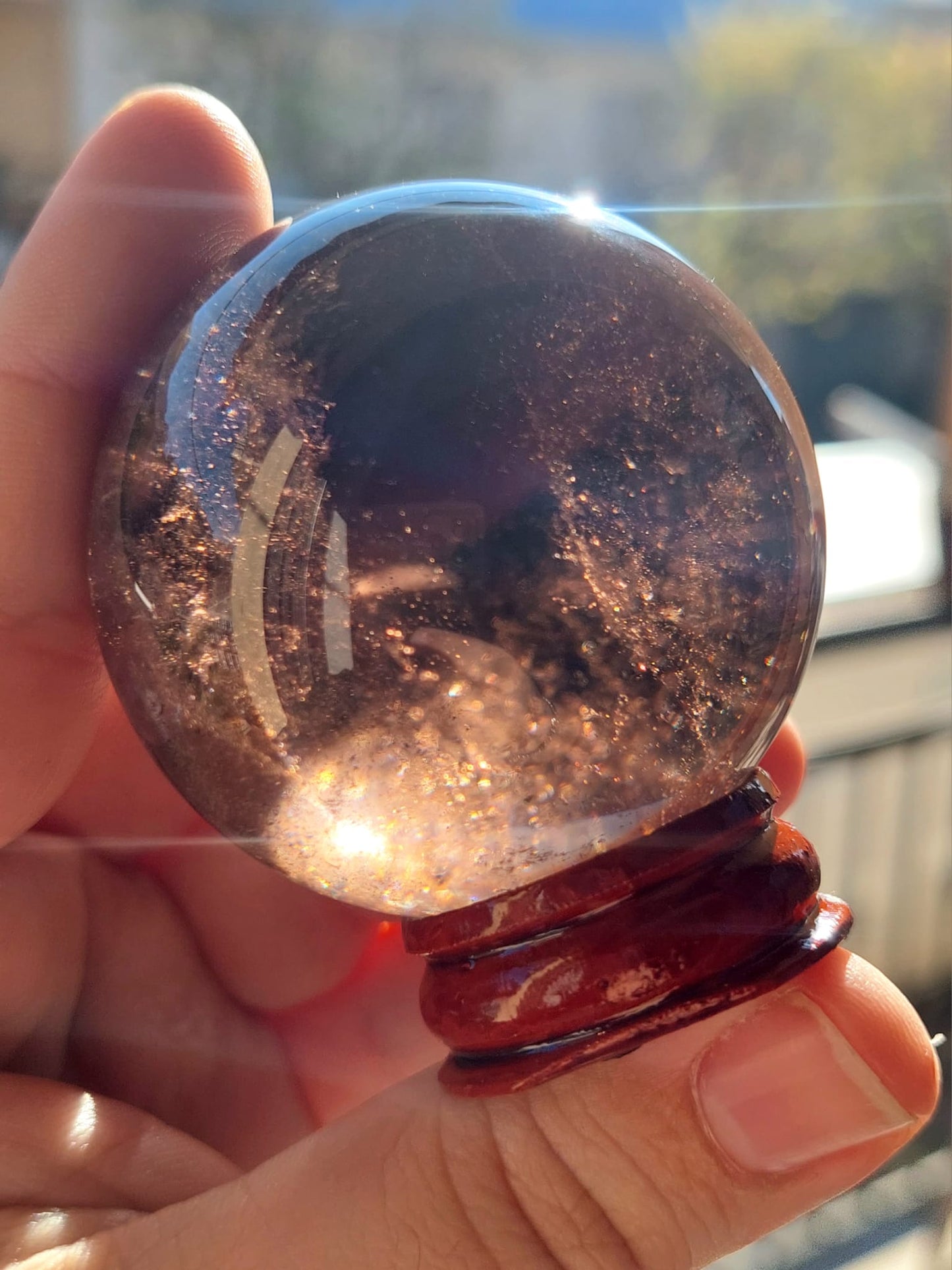 Quarzo Fumè sfera - 5 cm