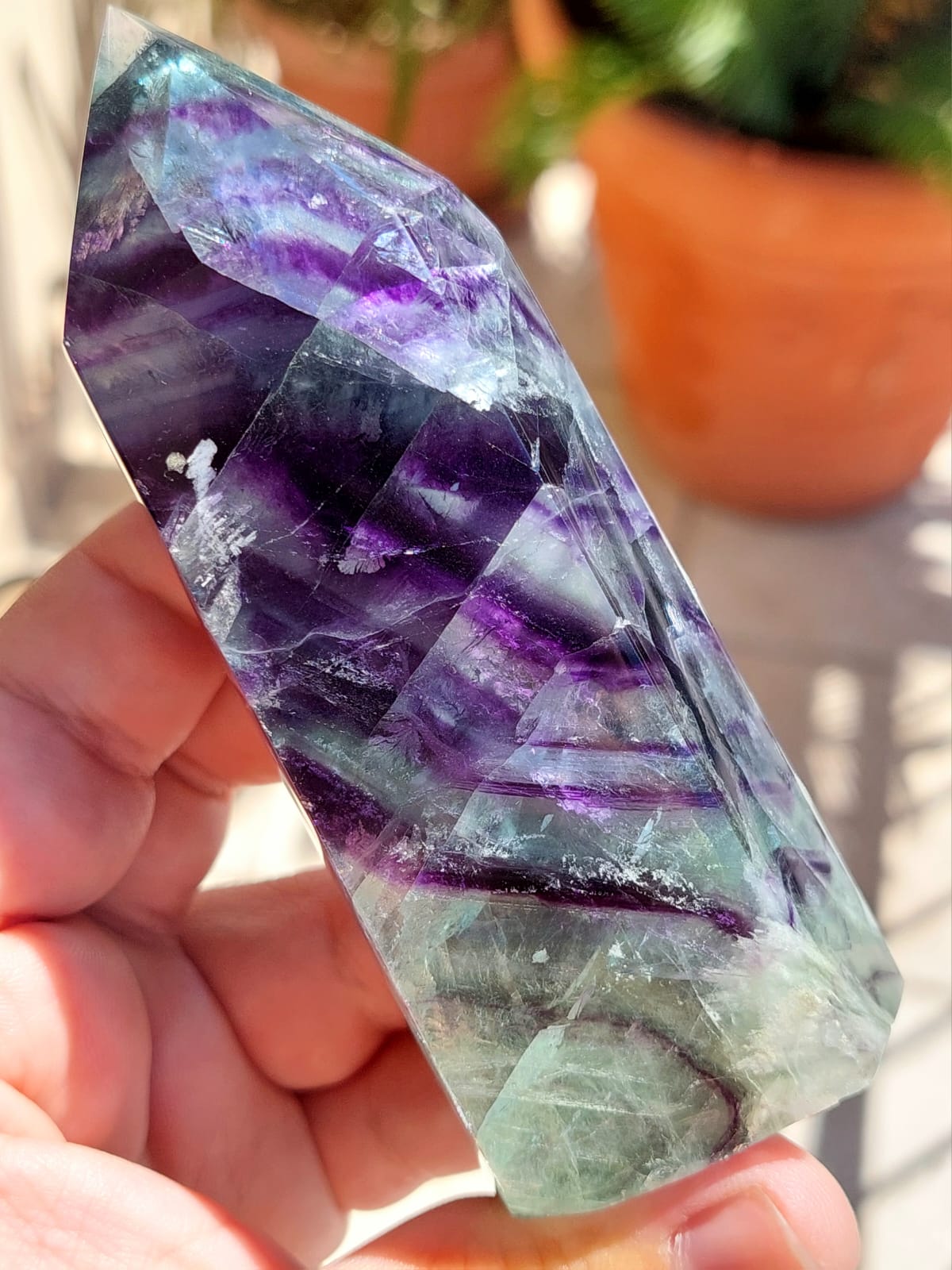 Torre in Fluorite Rainbow
