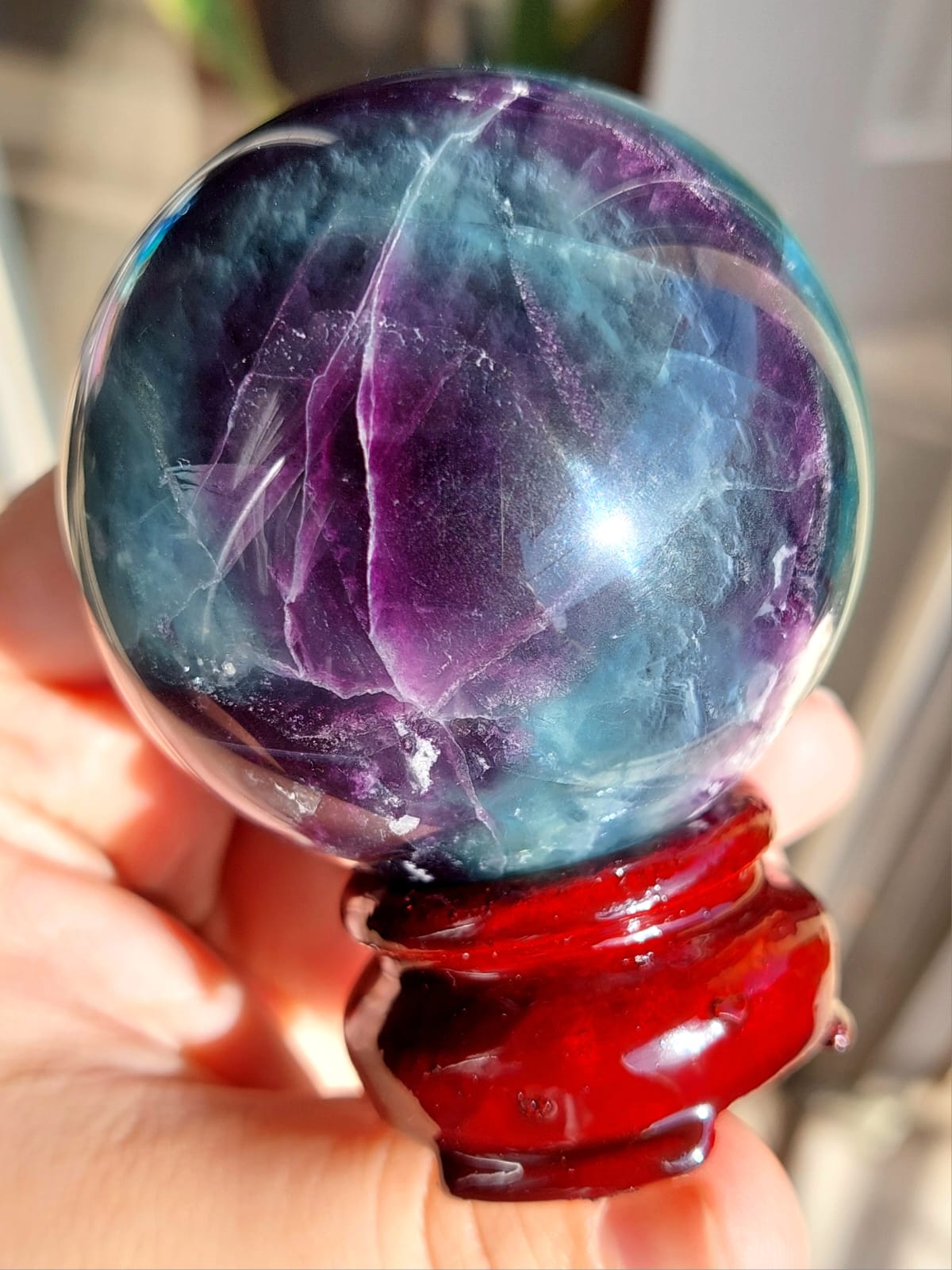 Fluorite sfera - 6,3 cm