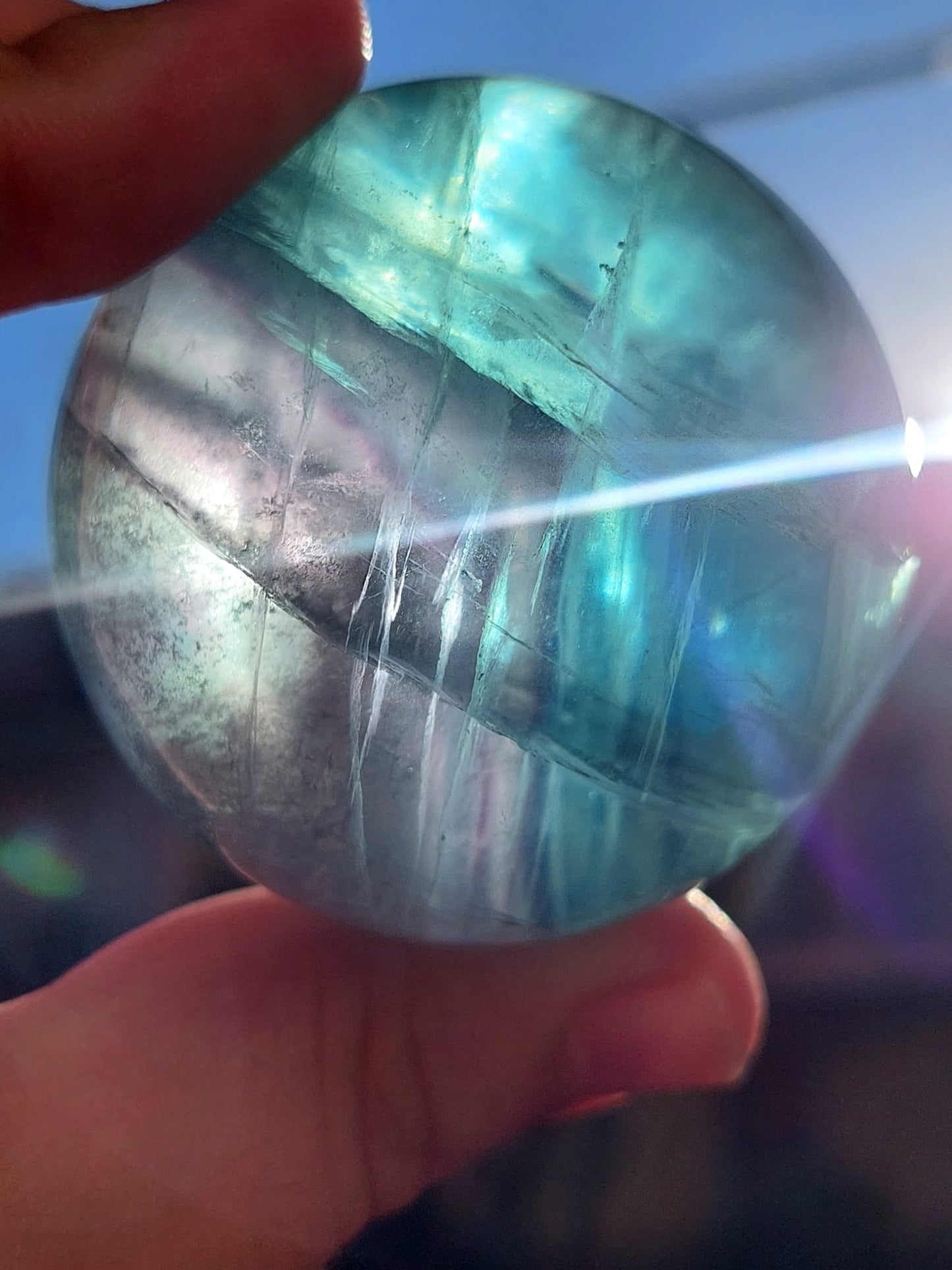 Fluorite sfera - 5,2 cm