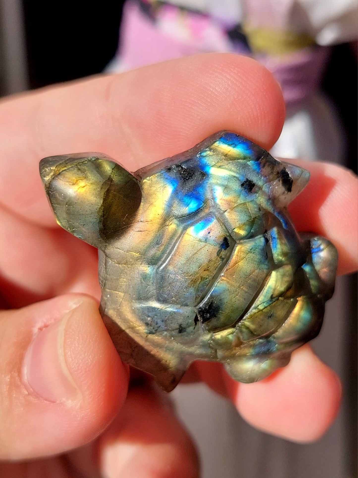 Labradorite mini tartaruga - 4,7 cm