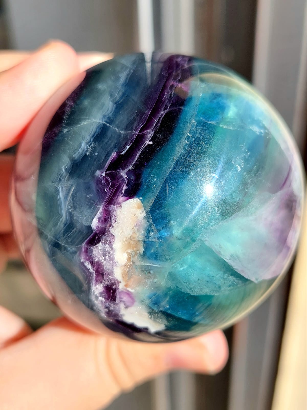 Fluorite sfera - 6,3 cm