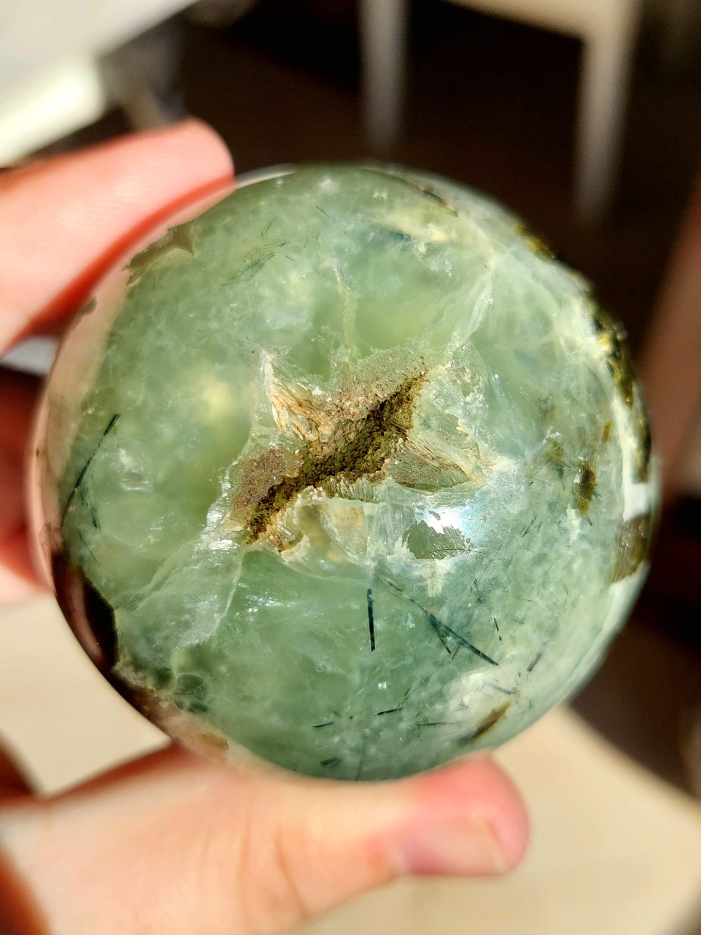 Sfera Prehnite - 5,8 cm