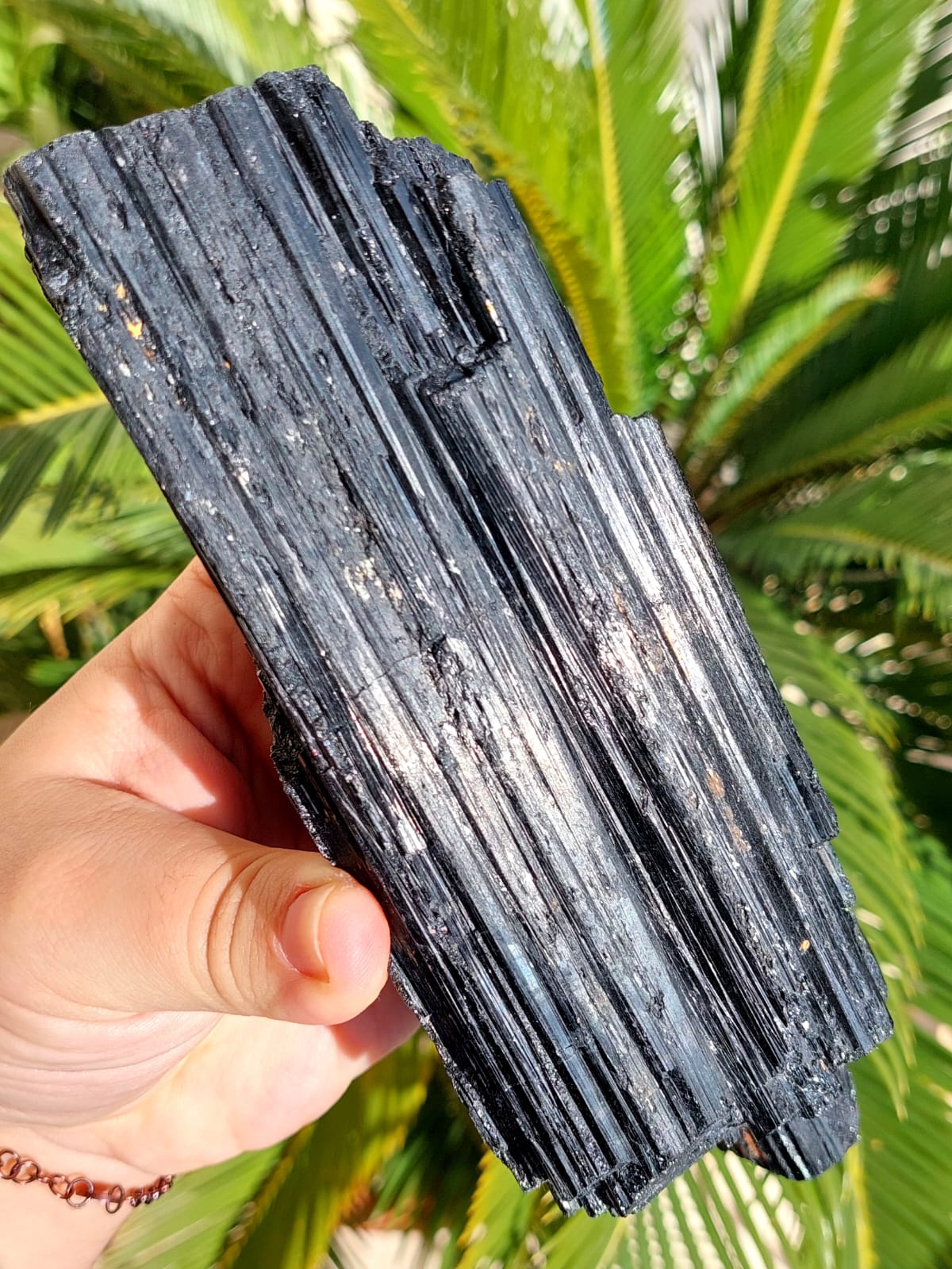Tormalina nera grezza XL - 19 cm