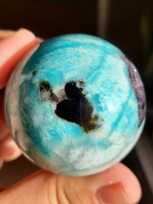 Amazzonite sfera - 4,8 cm
