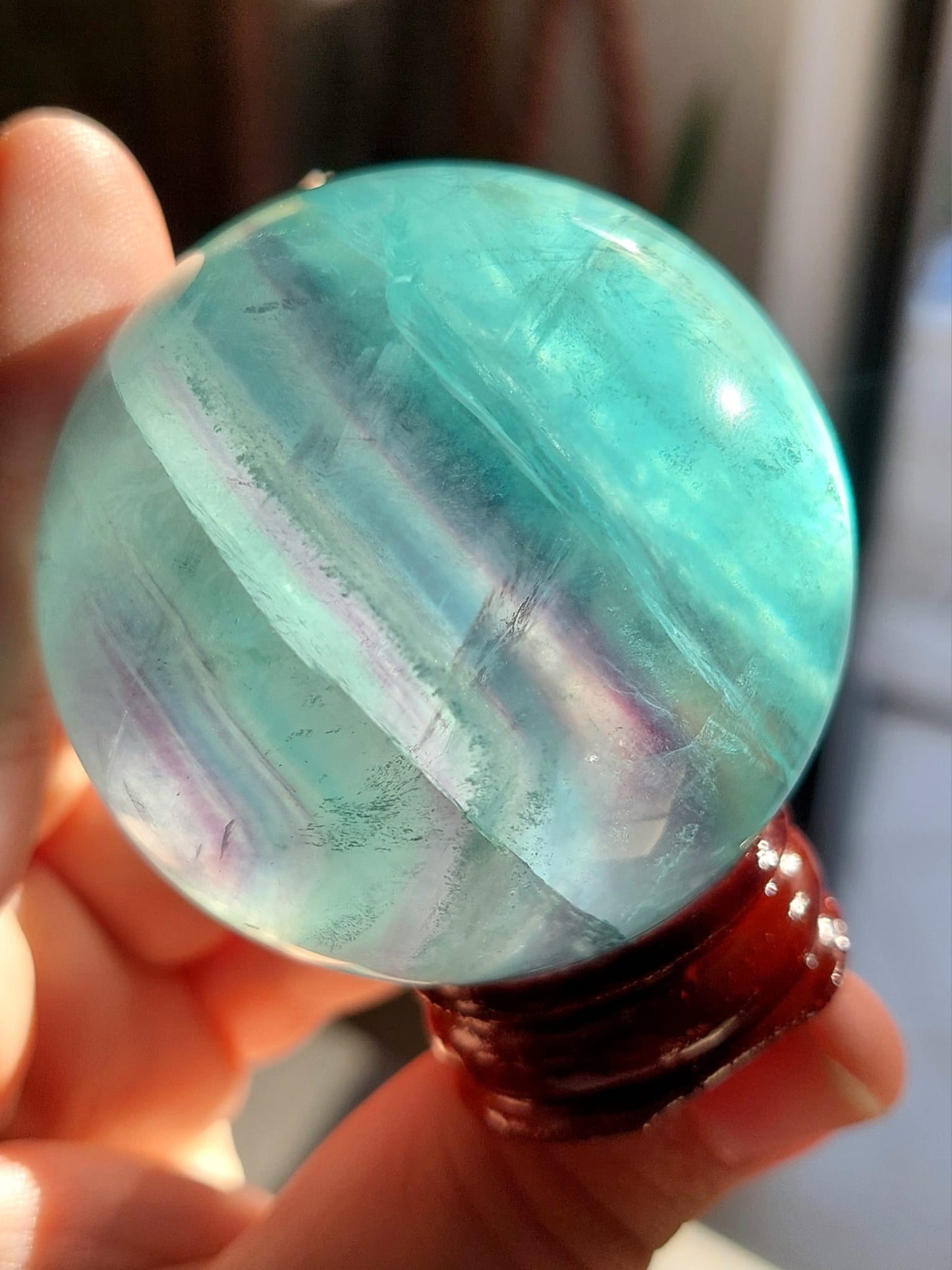 Fluorite sfera - 5,2 cm