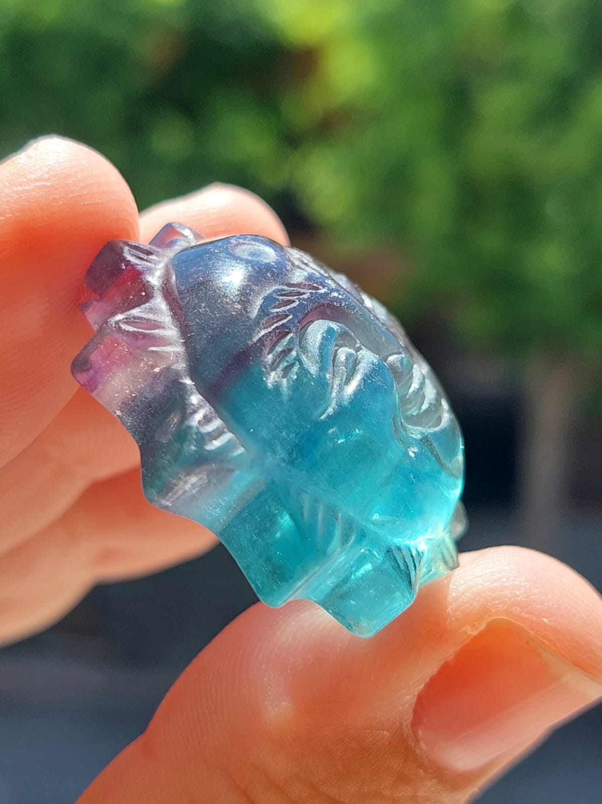 Fluorite Sole - 3,2 cm