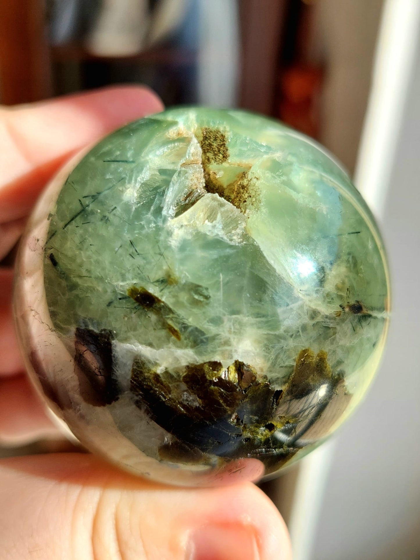 Sfera Prehnite - 5,8 cm