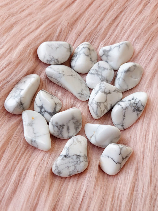 Howlite burattata - Formato S - 1 Pz